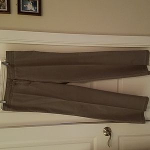 Wide leg cotton pants